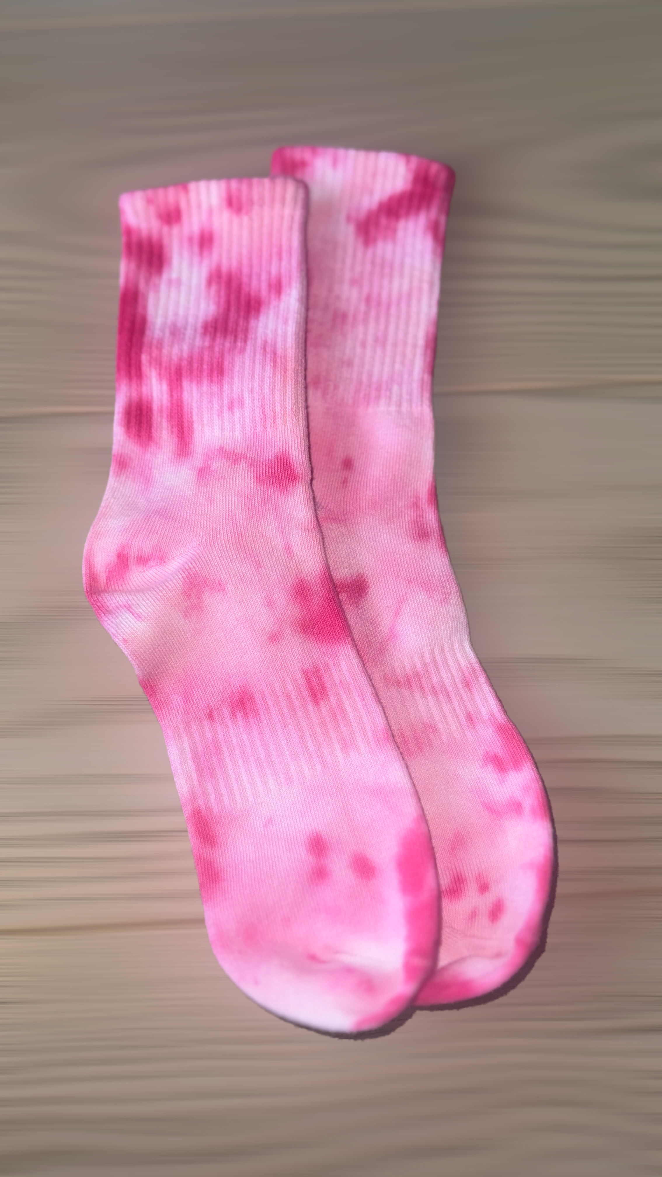 "For Good Luck" Tie-Dye Lightweight Socks Arts & Crafted