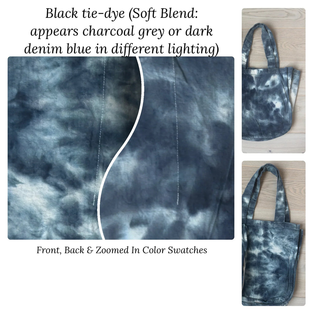 Black Tie-Dye Soft Blend