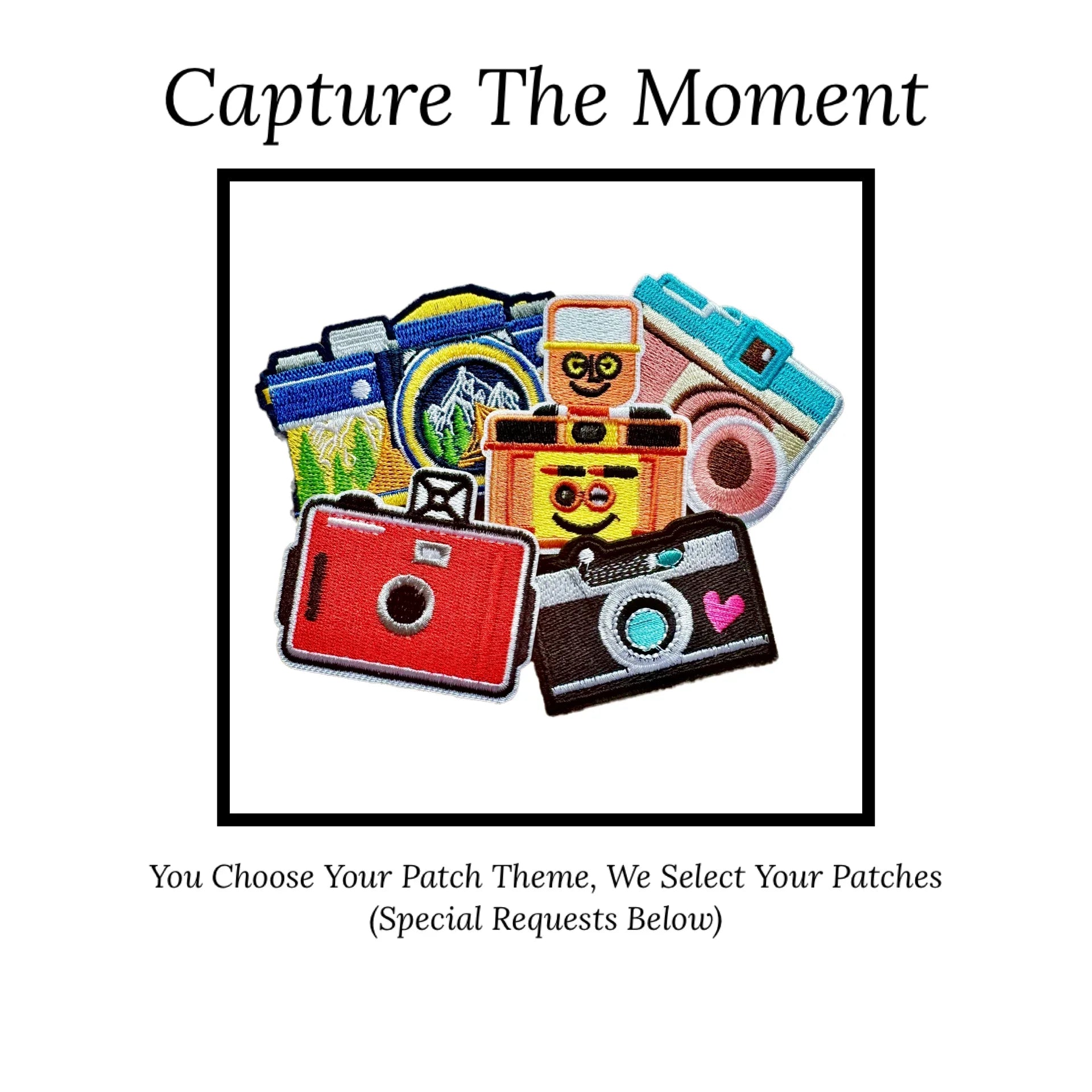 Capture The Moment Iron-On Patch