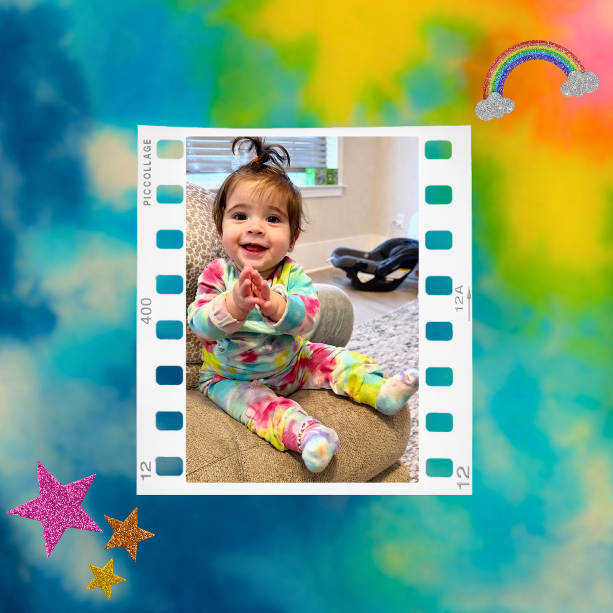 Hand-Dyed Tie-Dye Jogger Set for Little Adventurers (Unisex) 6M - 3T Arts & Crafted