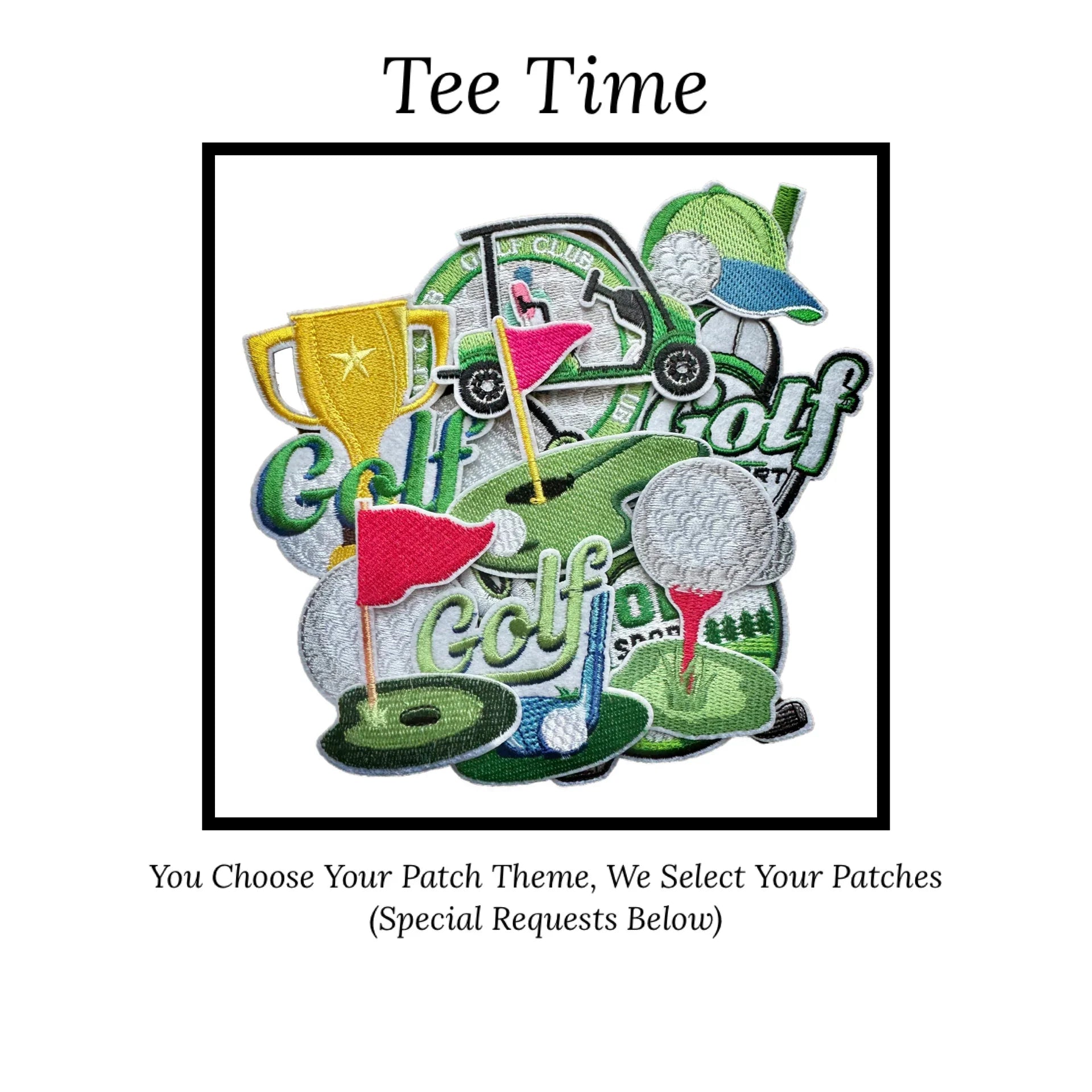 Tee Time Iron-On Patch