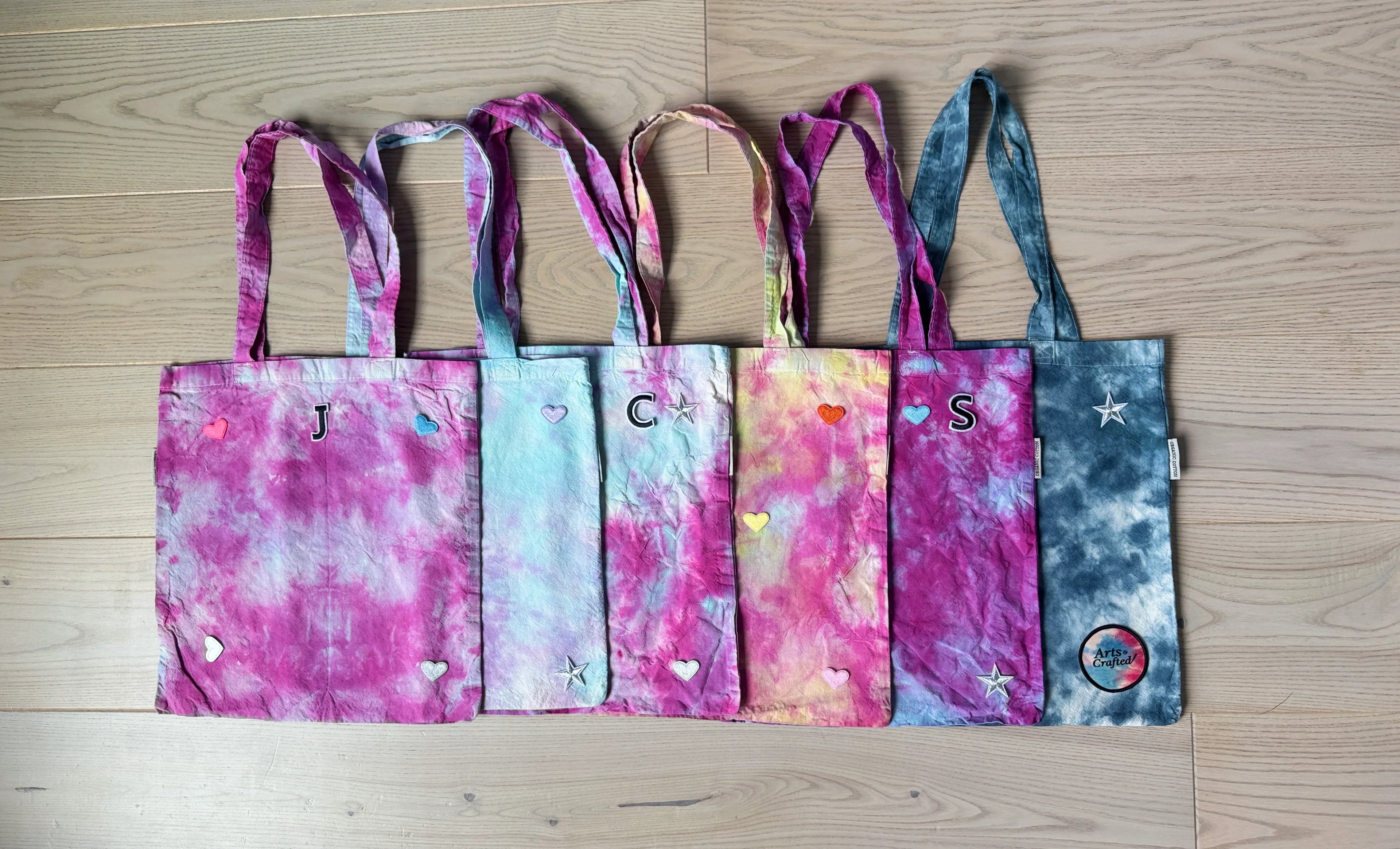 The Customizable Foldable Companion Tote Bags with Iron-On Patches