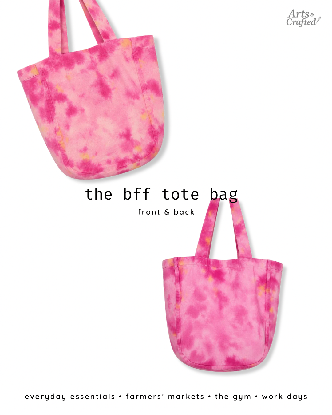 The BFF Tote Bag Arts & Crafted